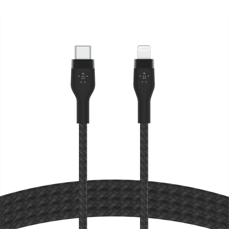 Belkin kábel Boost Charge Pro Flex USB-C to Lightning 2m - Black
