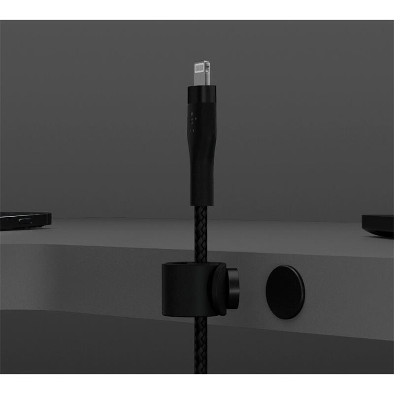 Belkin kábel Boost Charge Pro Flex USB-C to Lightning 2m - Black