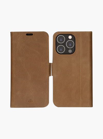 dbramante1928 - Puzdro Copenhagen Slim pre iPhone 14 Pro Max, tan