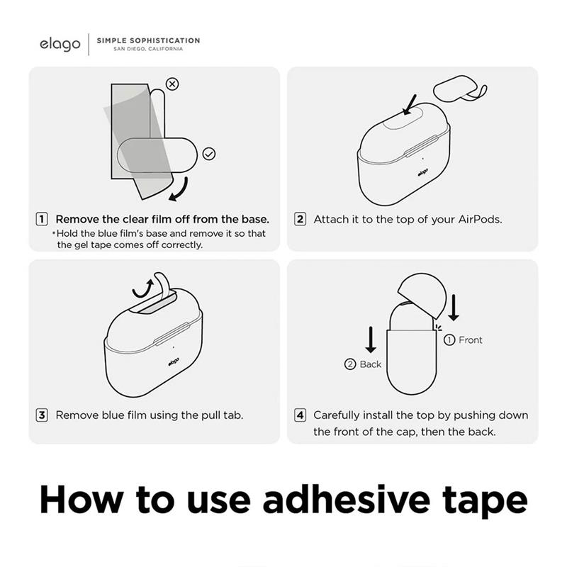 Elago Airpods Pro 2 TPU Case with Nylon Lanyard - Neon Yellow