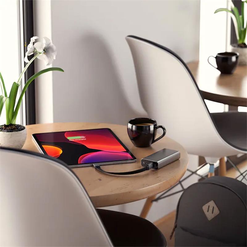 Satechi kábel USB-C to USB-C Gen 2 Flat Cable - Space Gray