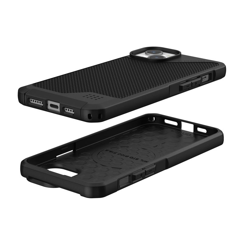 UAG kryt Metropolis LT MagSafe pro iPhone 15 Plus - Kevlar Black