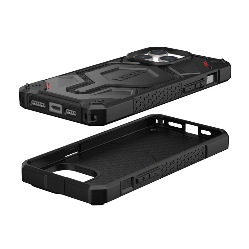 UAG kryt Monarch Pro MagSafe pro iPhone 15 Pro Max - Kevlar Black