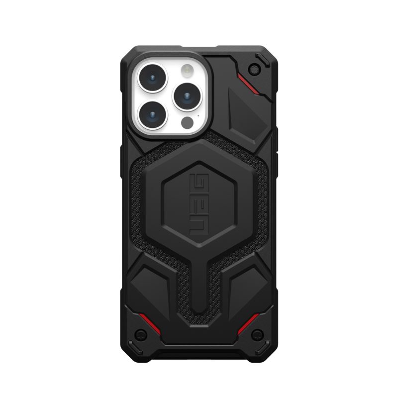 UAG kryt Monarch Pro MagSafe pro iPhone 15 Pro Max - Kevlar Black