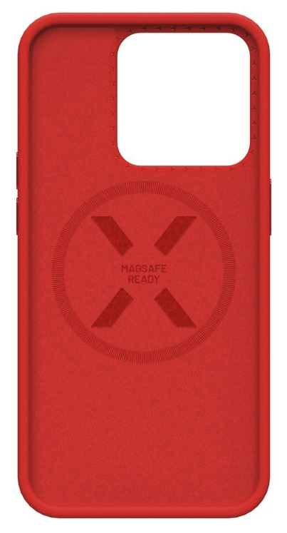 FIXED kryt MagFlow s podporou MagSafe pro Apple iPhone 15 Pro Max, červený