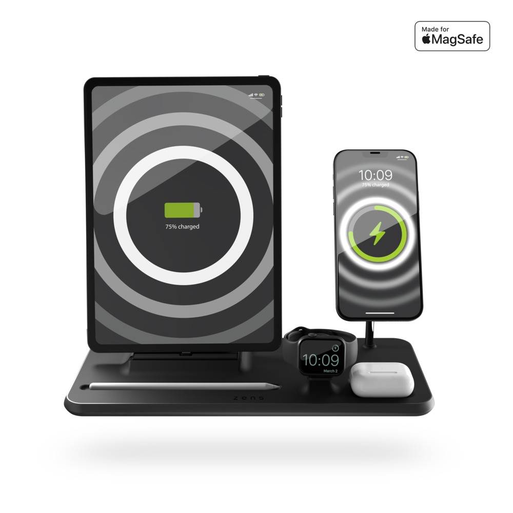 ZENS 4-in-1 iPad + MagSafe wireless charger *Rozbalený*