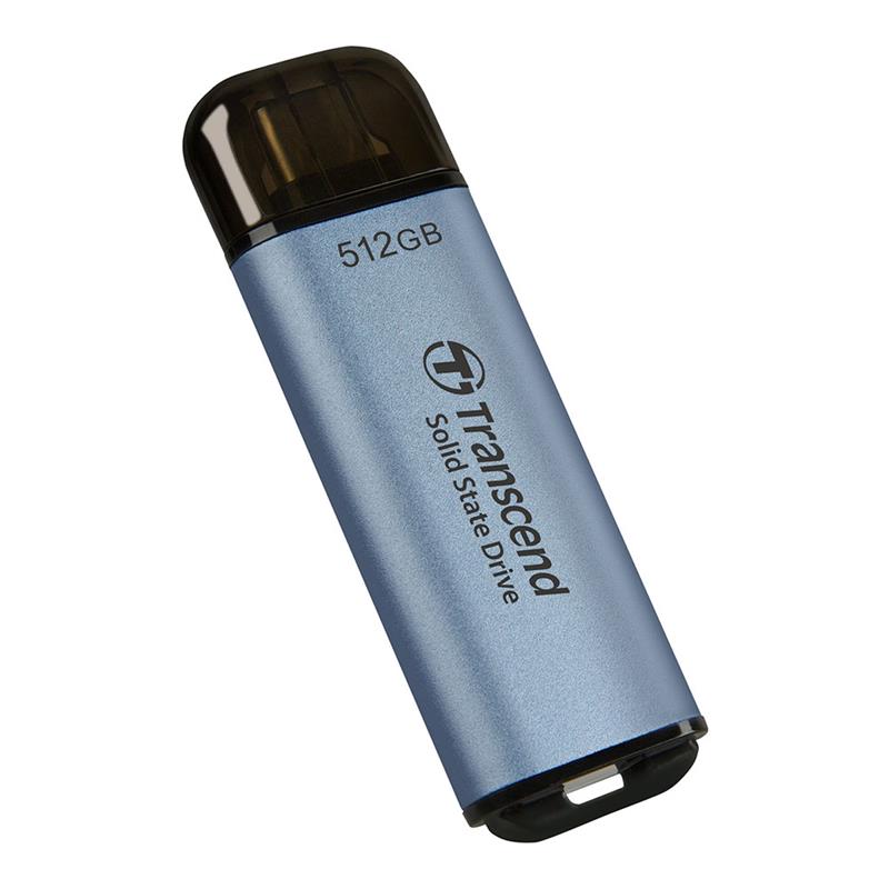 Transcend SSD 512GB ESD300 USB 3.2 Gen 2x1 - Sky Blue