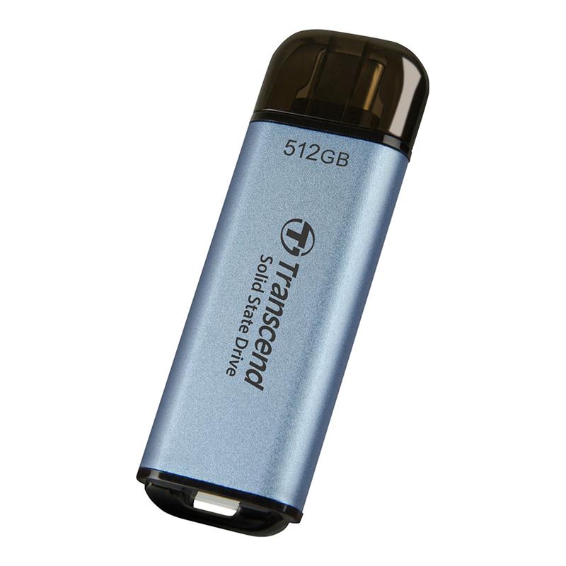 Transcend SSD 512GB ESD300 USB 3.2 Gen 2x1 - Sky Blue