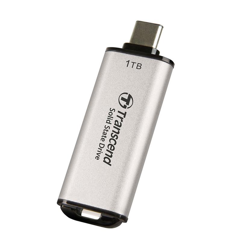 Transcend SSD 1TB ESD300 USB 3.2 Gen 2x1 - Silver