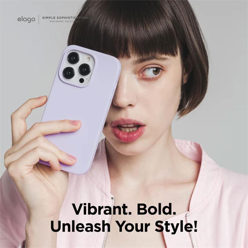 Elago kryt Silicone Case pre iPhone 15 - Light Lilac