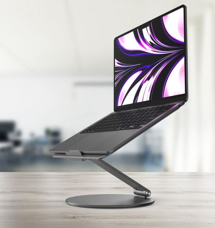 FIXED Frame Studio hliníkový stojánek pro notebooky, Space Gray