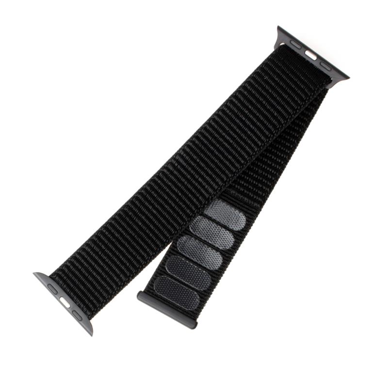 FIXED Nylon Strap pro Apple Watch 38/40/41 mm, černý