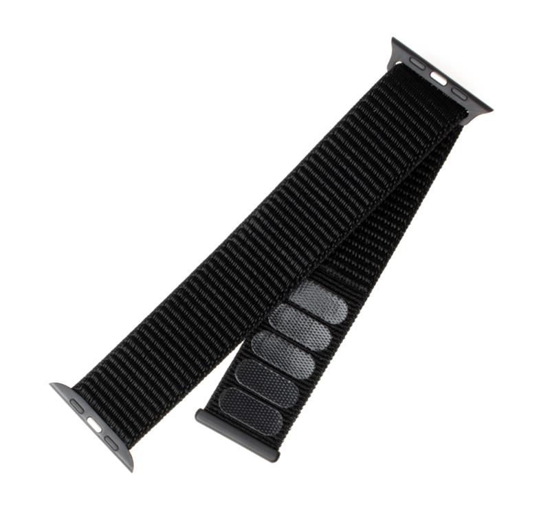 FIXED Nylon Strap pro Apple Watch 42/44/45/49 mm, černý