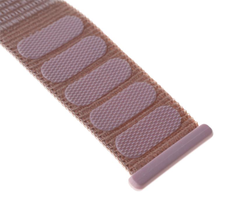 FIXED Nylon Strap pro Apple Watch 42/44/45/49 mm, růžové zlatý