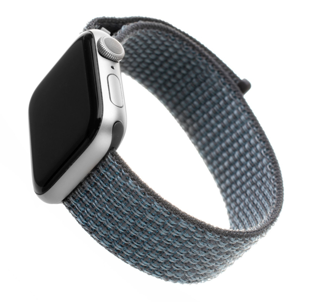 FIXED Nylon Strap pro Apple Watch 42/44/45/49 mm, tmavě šedý