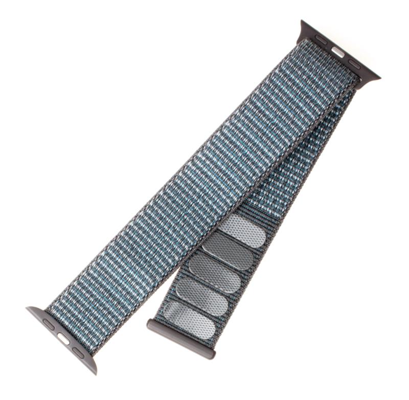 FIXED Nylon Strap pro Apple Watch 42/44/45/49 mm, tmavě šedý
