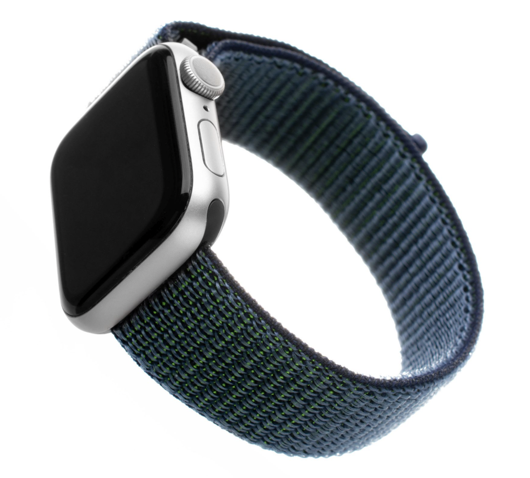 FIXED Nylon Strap pro Apple Watch 42/44/45/49 mm, tmavě modrý