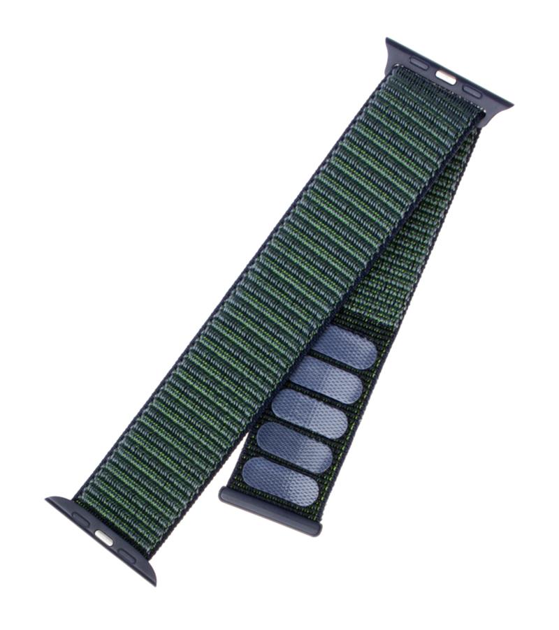 FIXED Nylon Strap pro Apple Watch 42/44/45/49 mm, tmavě modrý