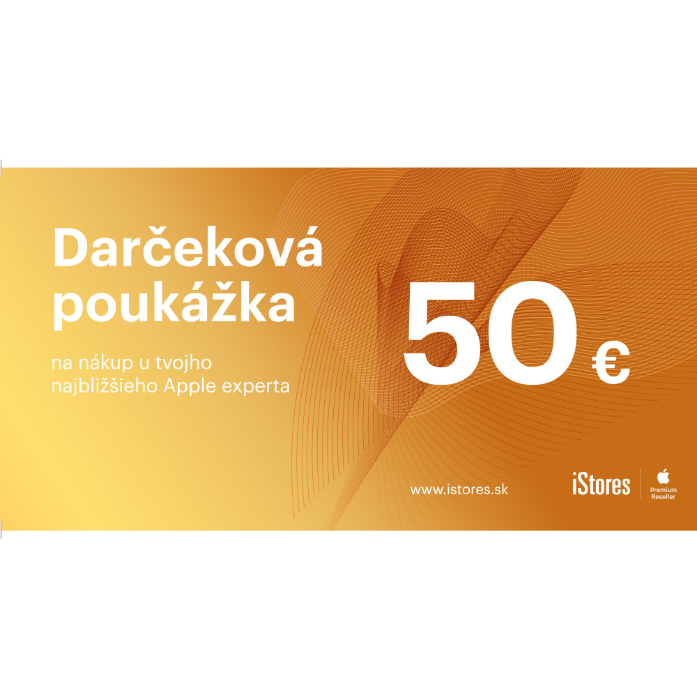 iStores Darčeková poukážka 50 €