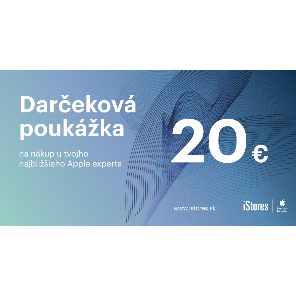 iStores Darčeková poukážka 20 €