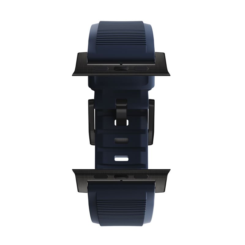 Nomad remienok Rugged Strap pre Apple Watch 44/45/49mm - Atlantic Blue/Black Hardware