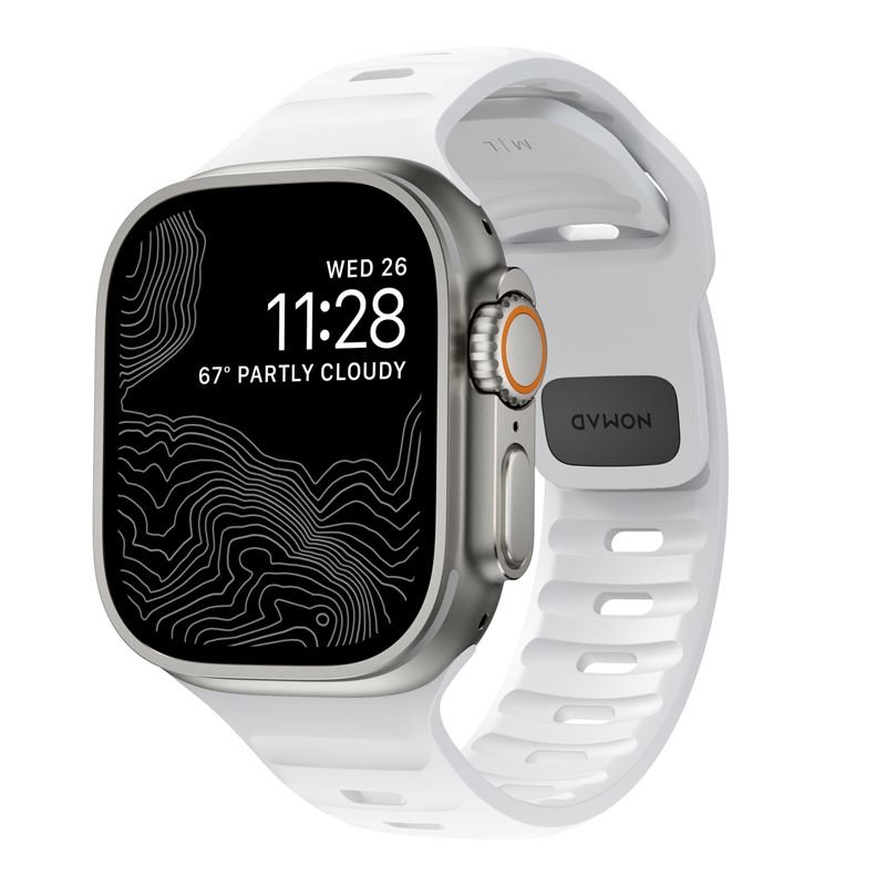 Nomad řemínek Sport Strap pro Apple Watch 42/44/45/49mm - White
