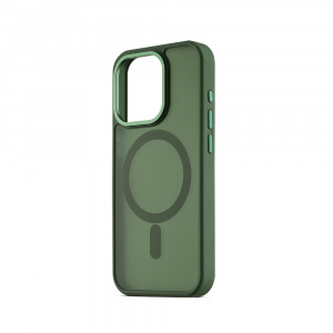 Aiino - Berry Protective case with magnet for iPhone 15 Pro Max - Green