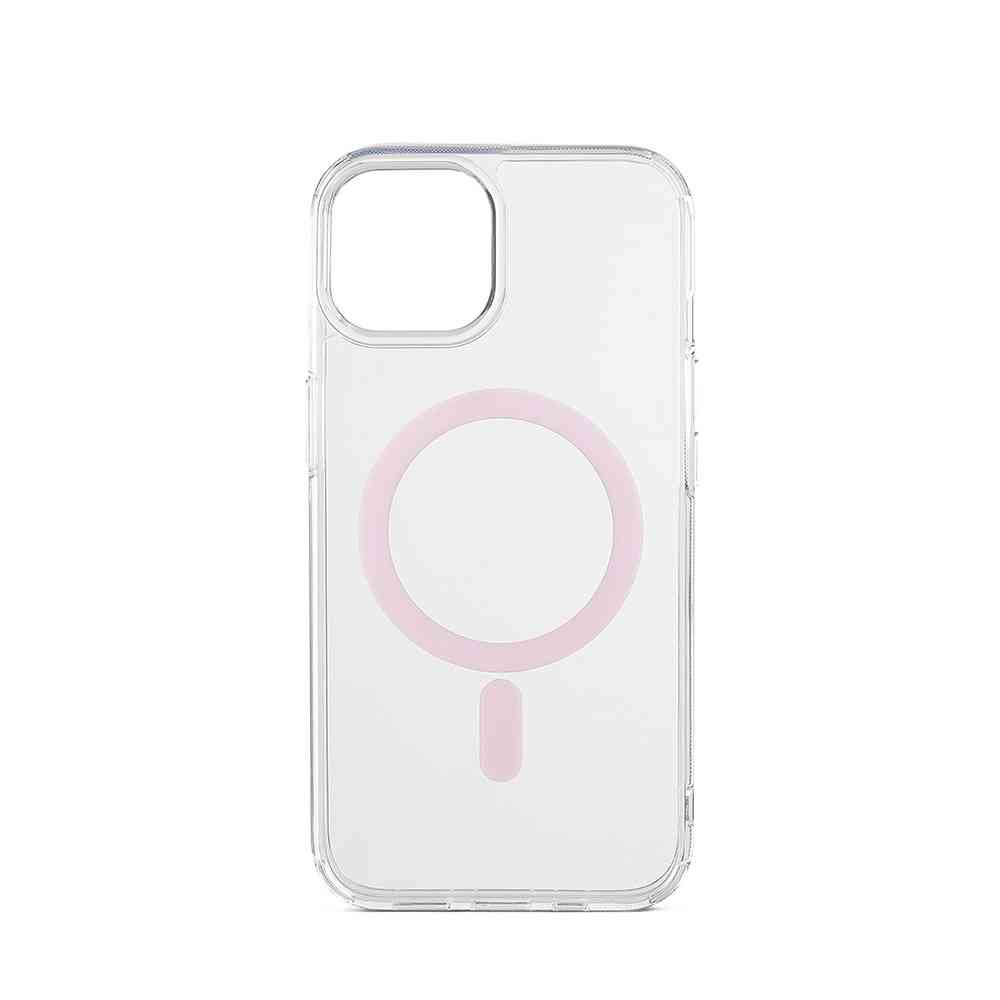 Aiino - Frozen Case with magnet for iPhone 15 Plus - Rose