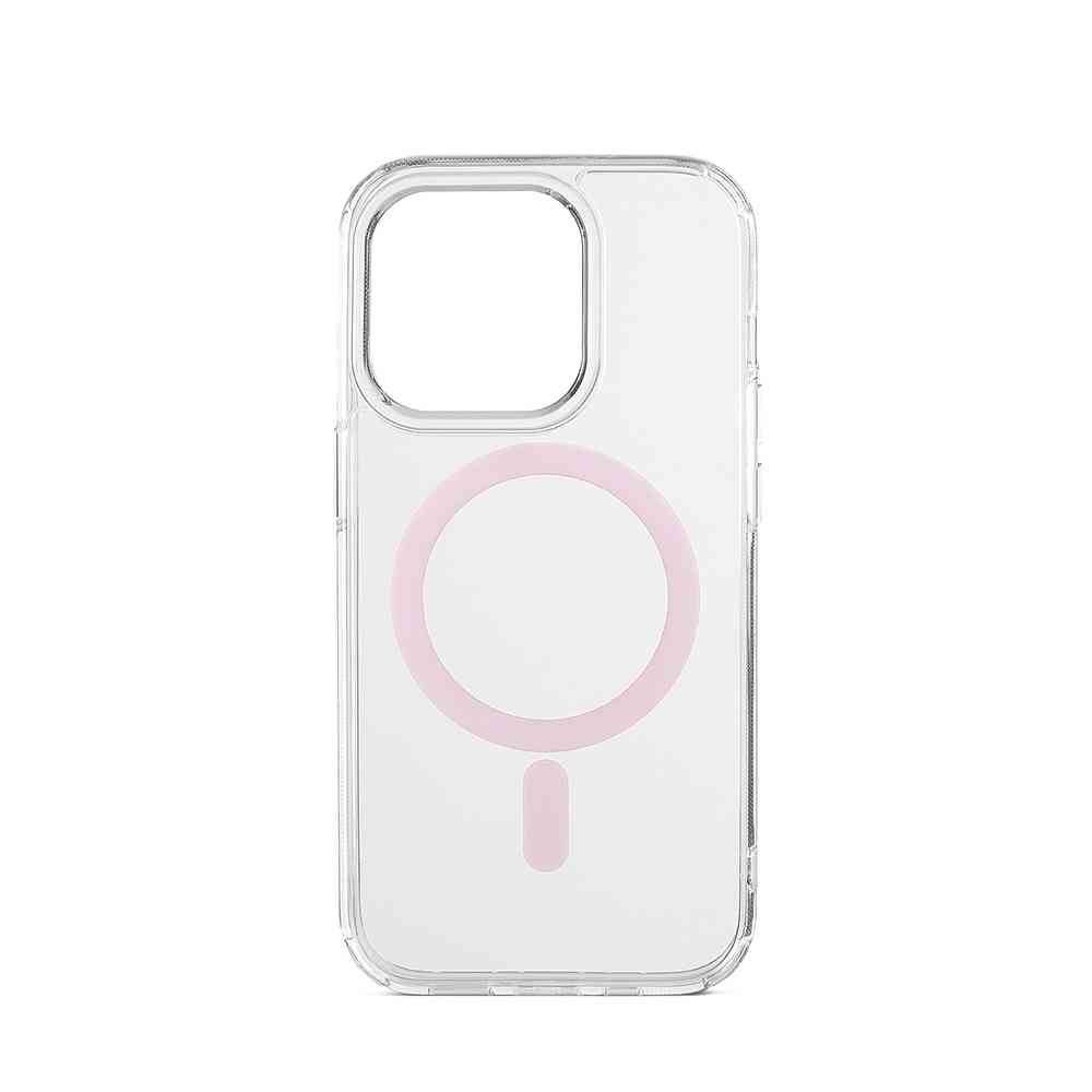 Aiino - Frozen Case with magnet for iPhone 15 Pro Max - Rose