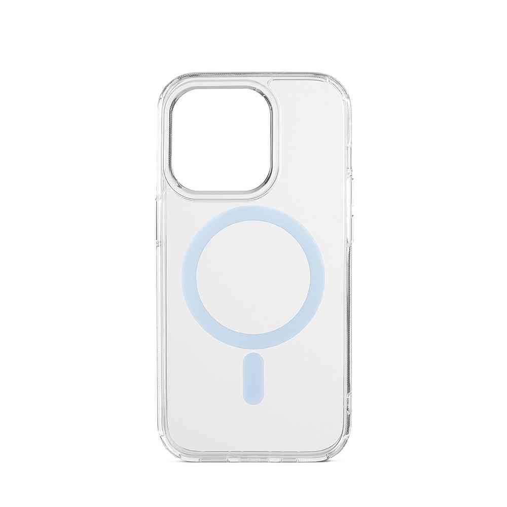 Aiino - Frozen Case with magnet for iPhone 15 Pro - Light Blue