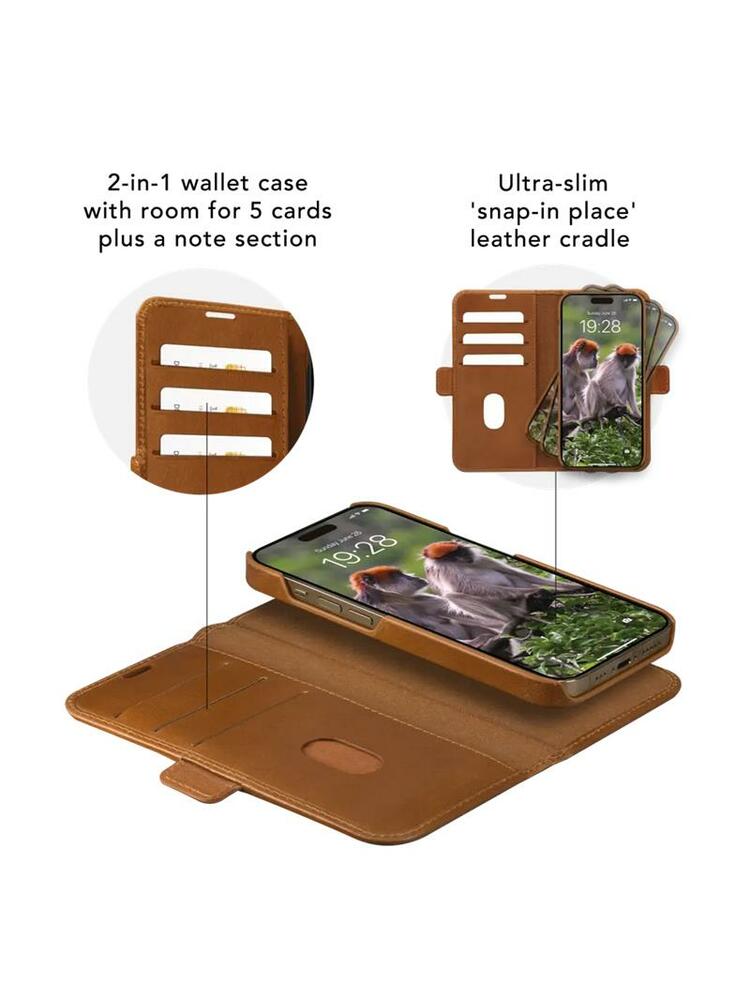 dbramante1928 - Puzdro Lynge pre iPhone 15 Pro Max, tan