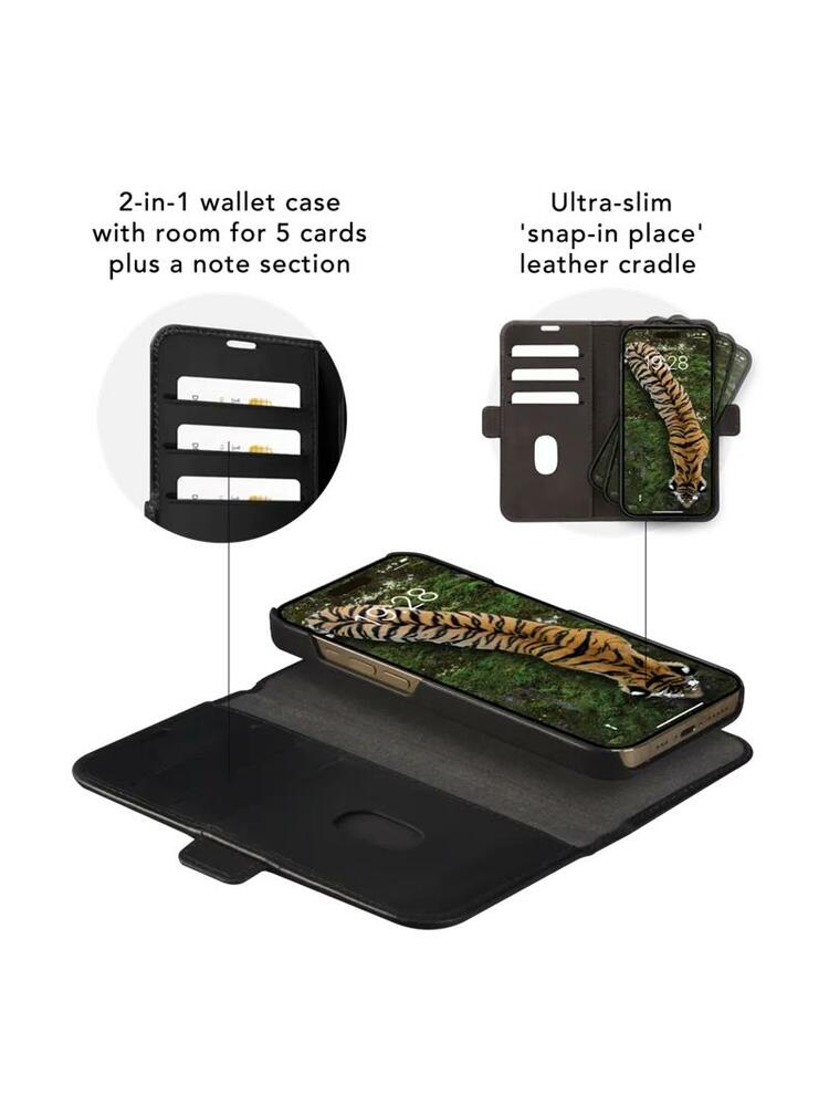 dbramante1928 - Puzdro Lynge pre iPhone 15 Pro Max, čierna