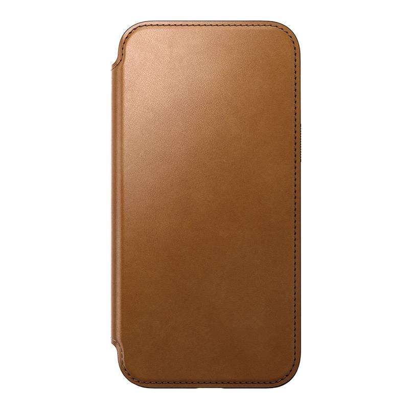 Nomad puzdro Modern Leather Folio Magsafe pre iPhone 15 Pro Max - Tan