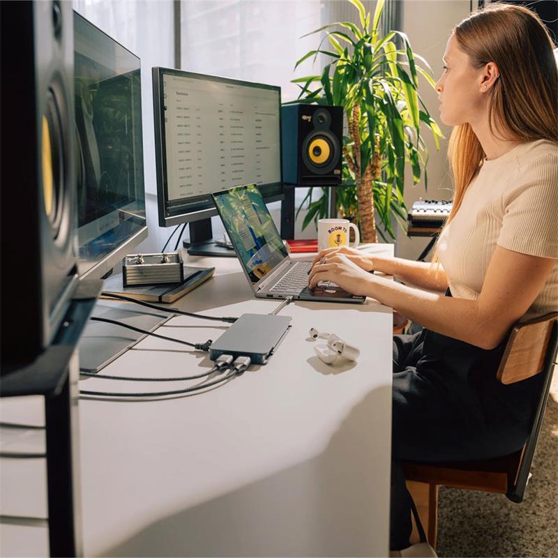 Hyper HyperDrive Next 10 Port USB-C Docking Station - Midnight Blue