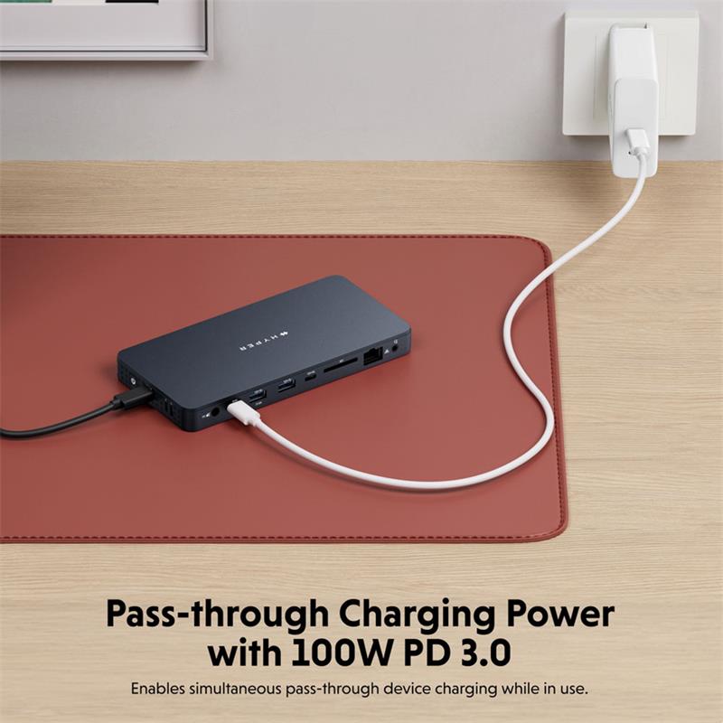 Hyper HyperDrive Next 10 Port USB-C Docking Station - Midnight Blue