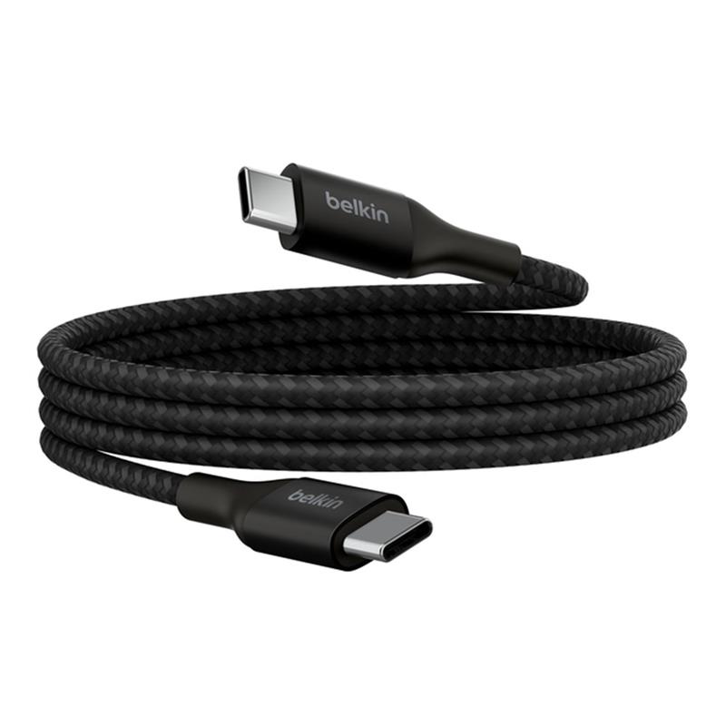Belkin kábel Boost Charge Double-Braided USB-C to USB-C 2m 240W - Black
