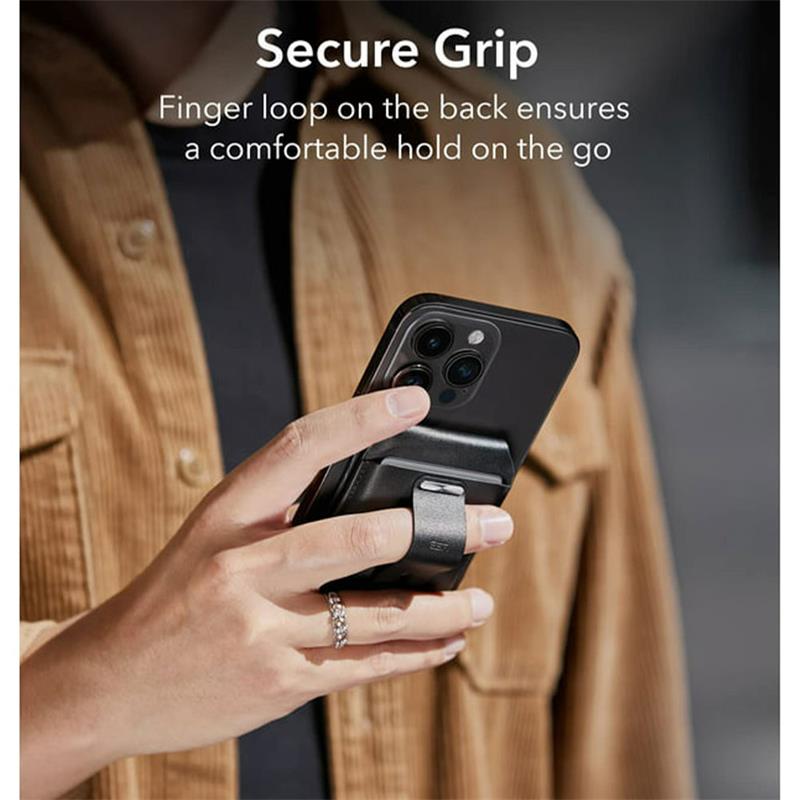ESR Geo Wallet Stand With Apple Find My Funcionality - Midnight Black