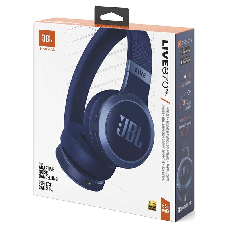 JBL Live 670NC Blue slúchadlá