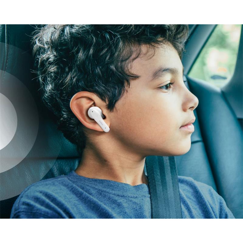 Belkin SoundForm Nano Wireless Earbuds for Kids slúchadlá - White