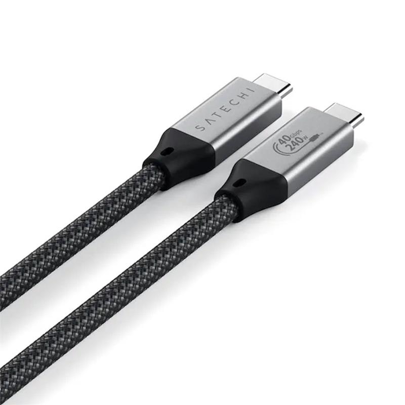 Satechi kábel USB4 Pro Cable 8K/60Hz 240W 1.2m - Space Gray
