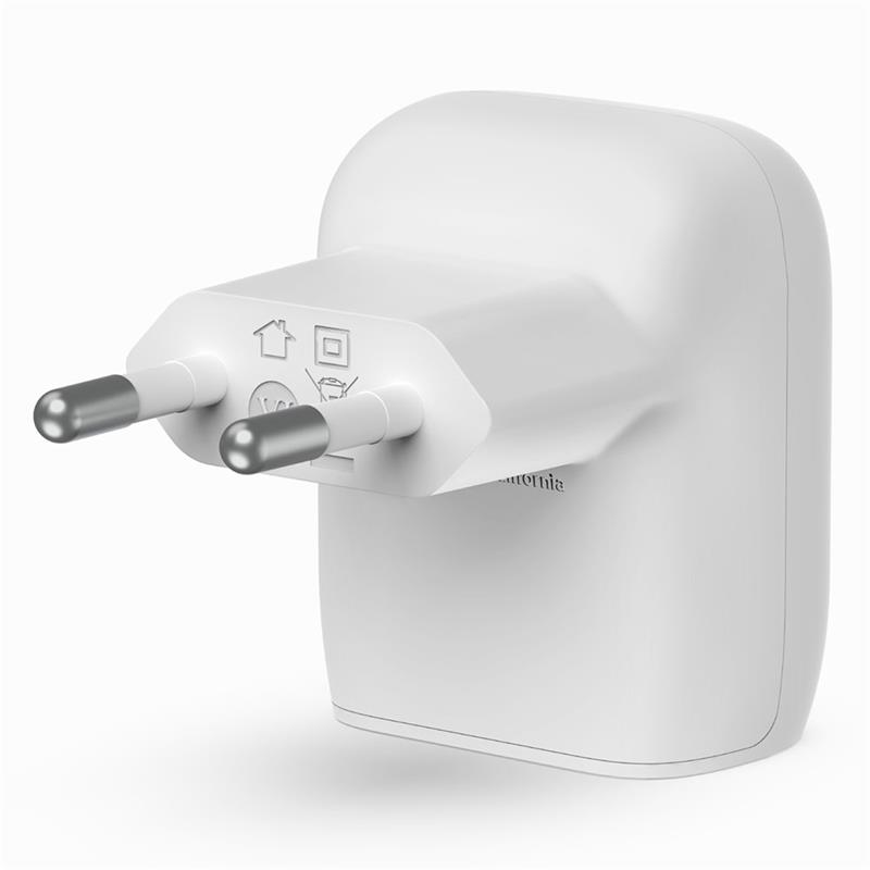 Belkin Boost Charge USB-C Wall Charger 20W + 1m USB-C/Lightning kábel - White