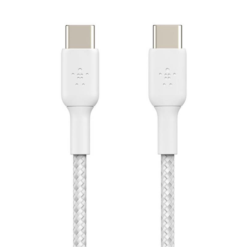 Belkin kabel Boost Charge Braided USB-C to USB-C 1m - White