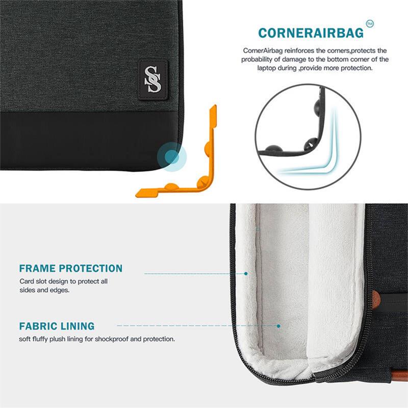 Seine Scene puzdro Dijon pre MacBook Pro 14" 2021/2023 - Black