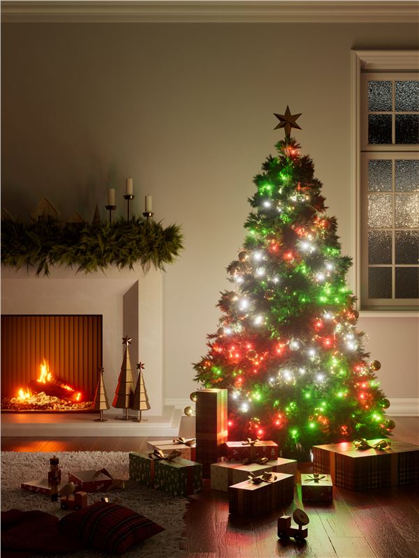 Nanoleaf Essentials Smart Holiday String Lights, Starter kit 20m