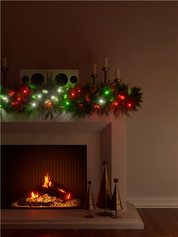 Nanoleaf Essentials Smart Holiday String Lights, Starter kit 20m