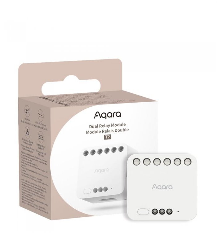 Aqara Smart Home Spínací modul T2 s Pripojenim neutrálneho vodiča