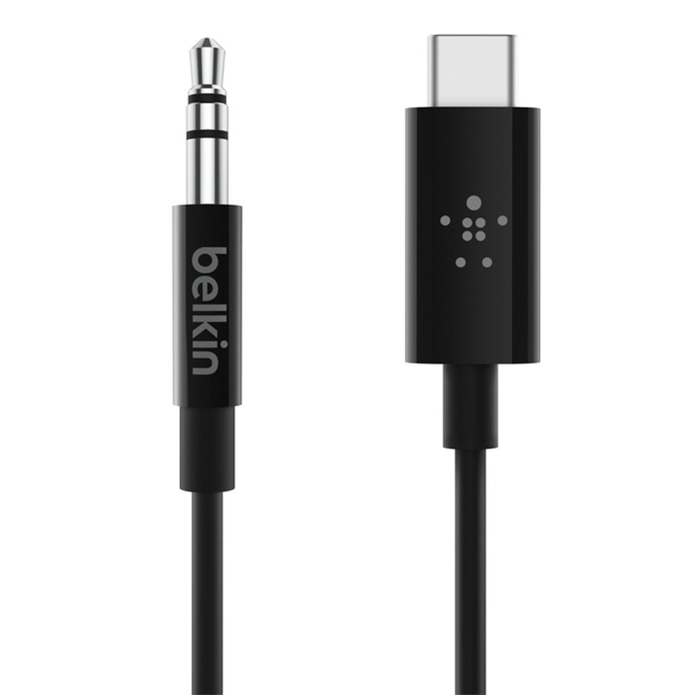 Belkin kábel RockStar 3.5mm Audio Cable with USB-C Connector 0.9m - Black