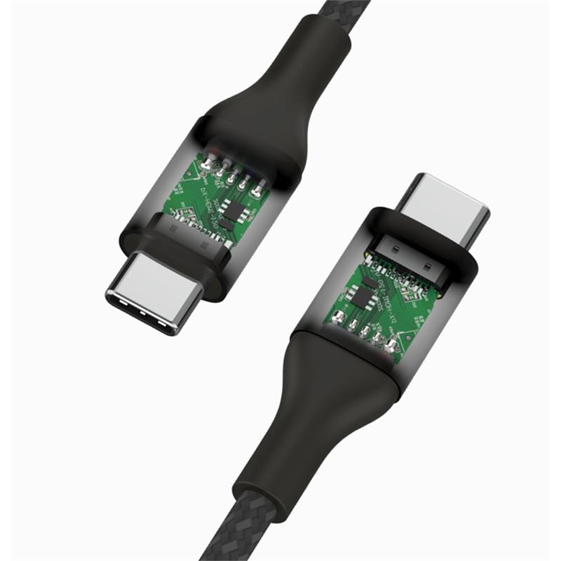 Belkin kábel Boost Charge Double-Braided USB-C to USB-C 1m 240W - Black