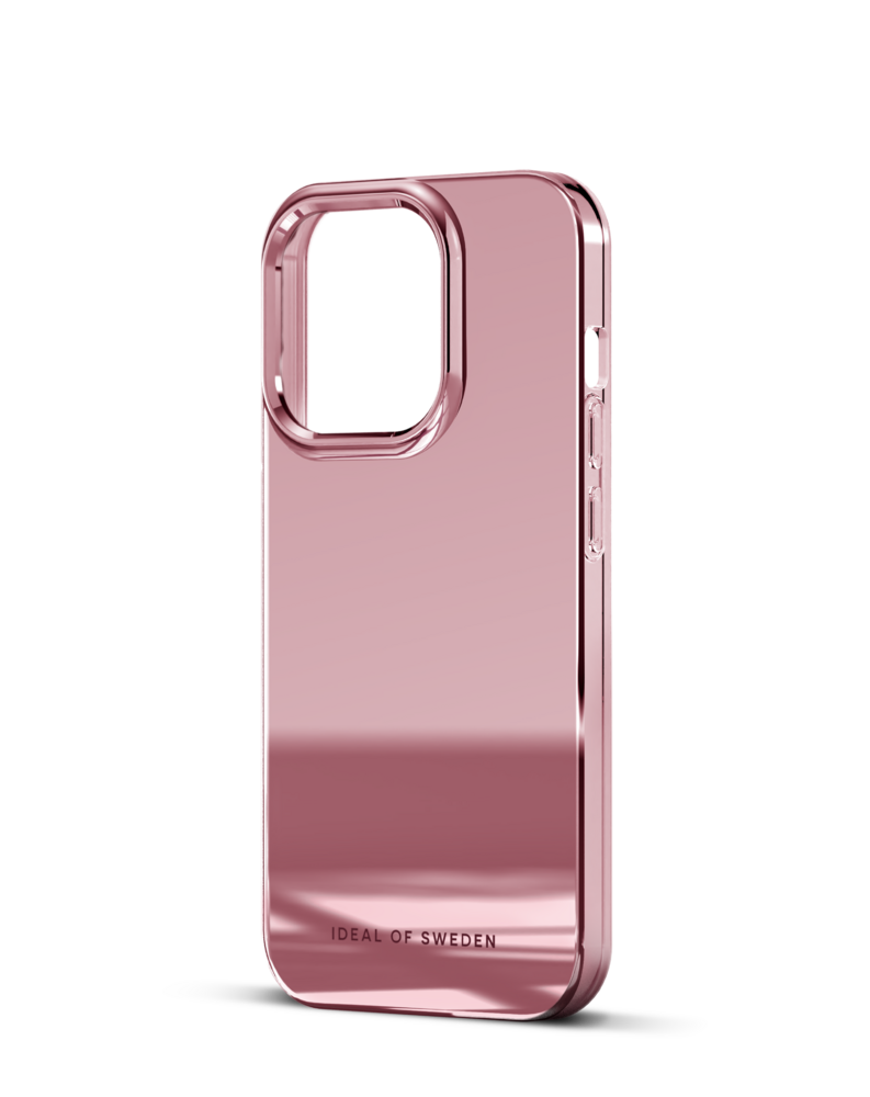 iDeal Fashion Clear Case iPhone 15 Pro Mirror Rose Pink