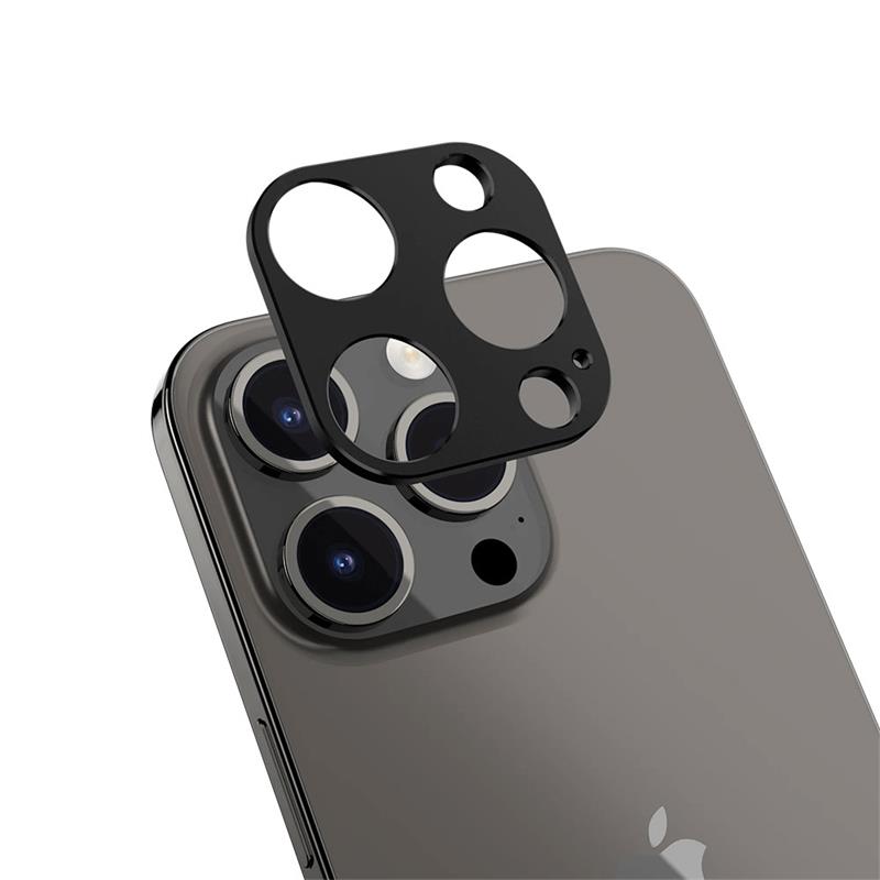 SwitchEasy LenShield Aluminum Lens Protector pre iPhone 15 Pro/15 Pro Max - Black